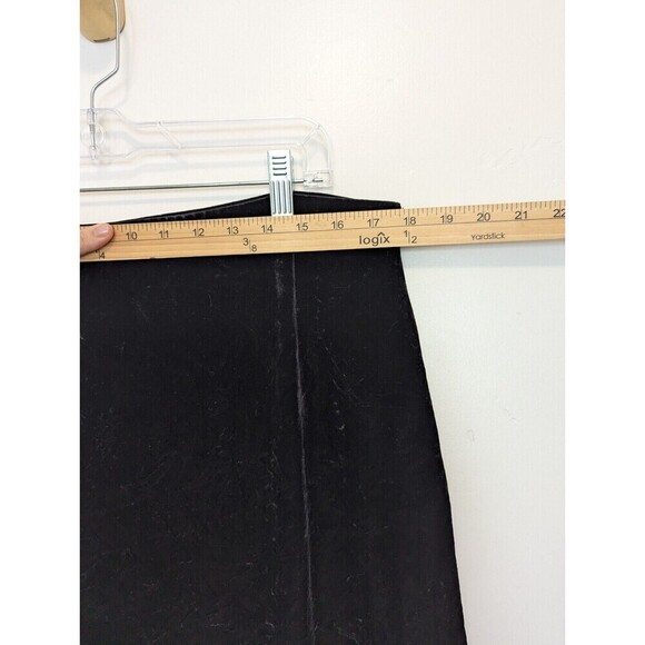 Units Velvet Maxi Skirt Plus Size 1X Black Goth - Picture 6 of 7